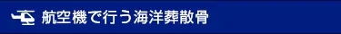 航空機で行う海洋葬散骨